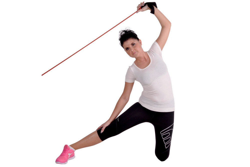 Стрічка-еспандер для вправ inSPORTline Morpo 200 см червоно-чорна Київ - фото 6