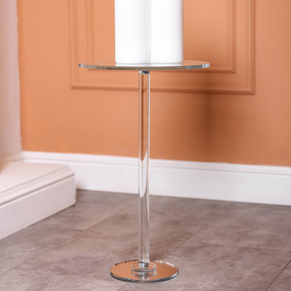 Скляна тортівниця на ніжці 30×60 см кругла Київ - фото 5