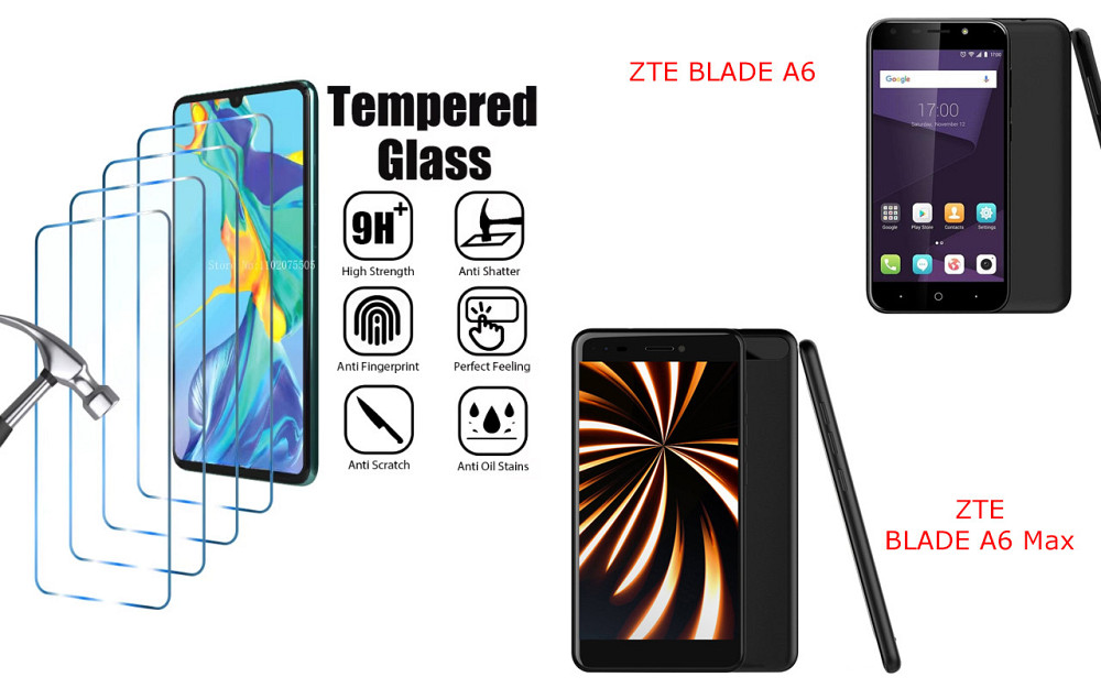Защитное стекло ArmorGlass для ZTE BLADE A6,  BLADE A6 Max – устойчивое к царапинам и ударам Киев - изображение 1