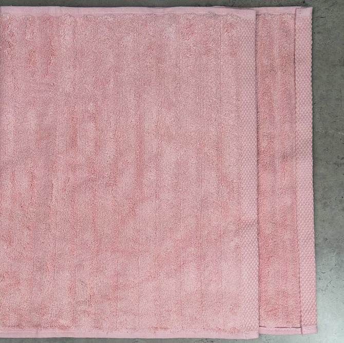 Набір махрових рушників Зеро Твіст 3шт GM Textile 40x70см, 50x90см, 70x140см 550г/м2 (Рожевий) Суми - фото 7