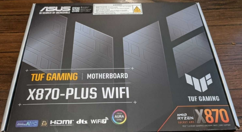 Материнская Плата Asus Tuf Gaming X870- Plus Wi-Fi AM5 Киев - изображение 1