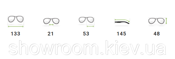 Жіночі стильні круглі окуляри (Z2626U) gradient Lux Київ - фото 3