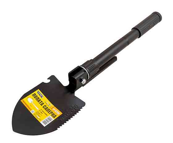 Лопата саперна MASTERTOOL 95х125х415 мм складана з чохлом 14-6280 Рівне