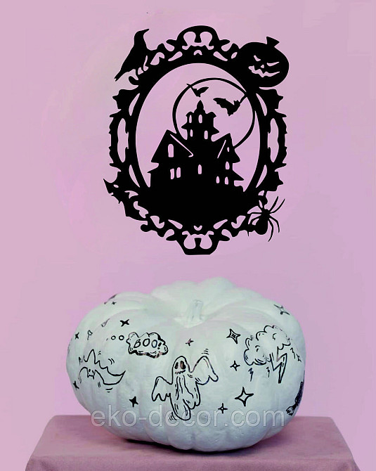 Декоративное настенное Панно «Замок», Декор на стену 110*89 см, Черный Киев - изображение 9