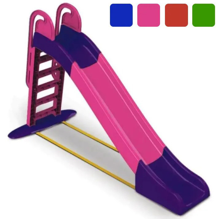 Горка детская пластиковая 243 см спуск для детей Розовый Киев - изображение 1
