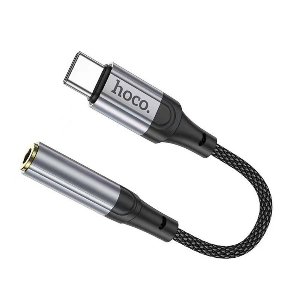 Аудiокабель HOCO LS36 Fresh Digital Type-C to 3.5 audio converter Black (6942007608886 ) Київ - фото 3