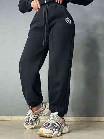 Костюм жіночий Joy One 80990 утеплений на флісі худі зі штанами чорний, чорний, XL Київ