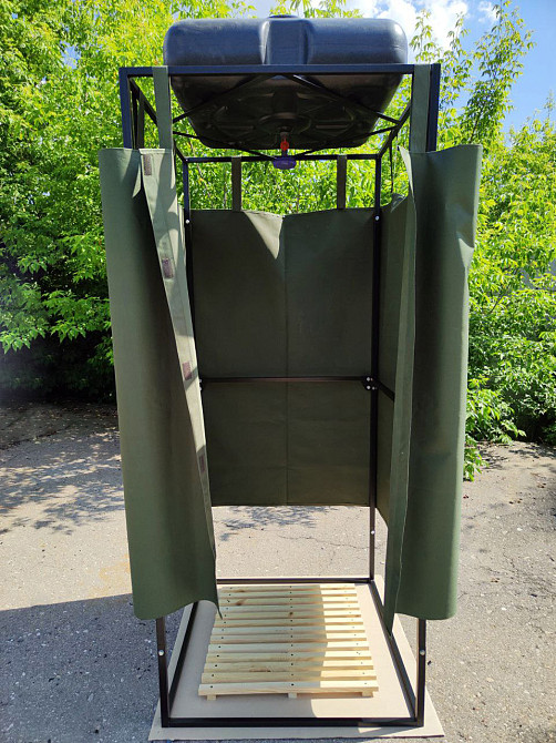 Душ літній дачний вуличний розбірний для дачі вулиці бак 100л, пвх тканина З Харків - фото 4