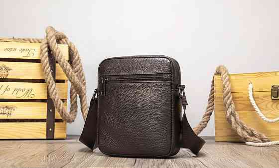 Сумка вертикальна компактна 14993 Vintage Коричневий Київ