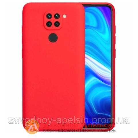 Xiaomi Redmi Note 9 силиконовый чехол Cover (красный) Одесса - изображение 1