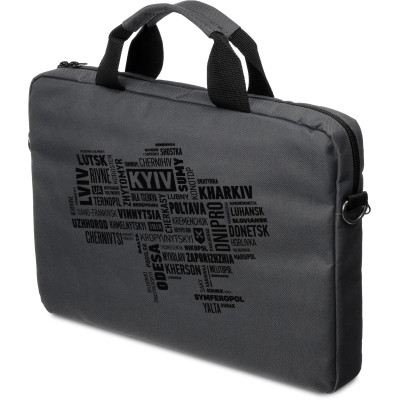 Сумка для ноутбука Vinga 15.6" NB1502 Gray, black print (NB1502UBGY) Вінниця - фото 1