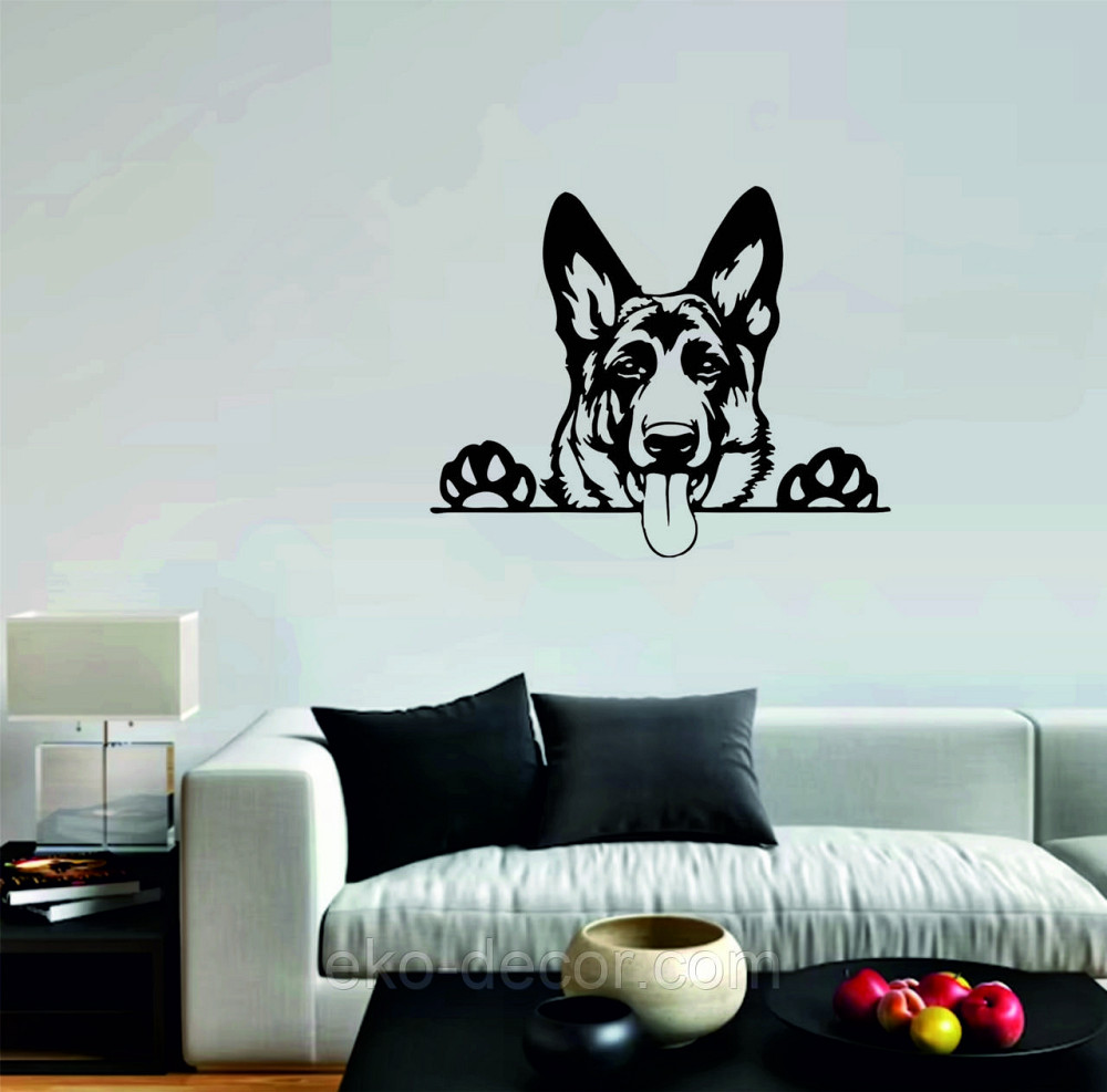 Декоративне настінне Панно «Вівчарка», Декор на стіну 70*56 см, Чорний Київ - фото 6