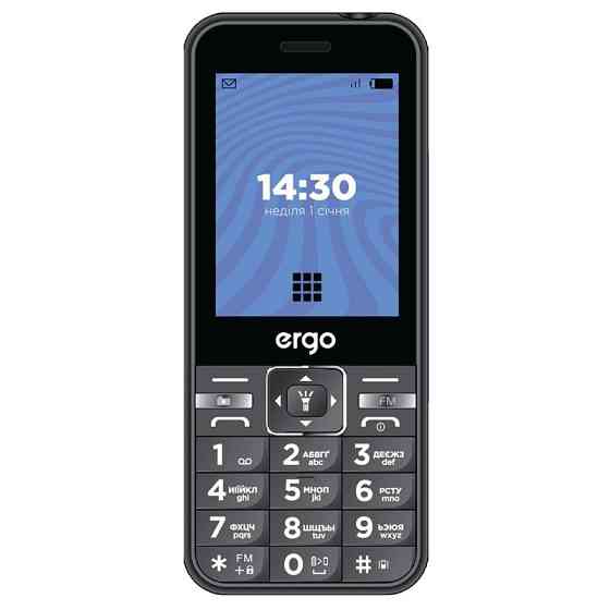 Мобільний телефон Ergo E281 Dual Sim Black Чорний Харків