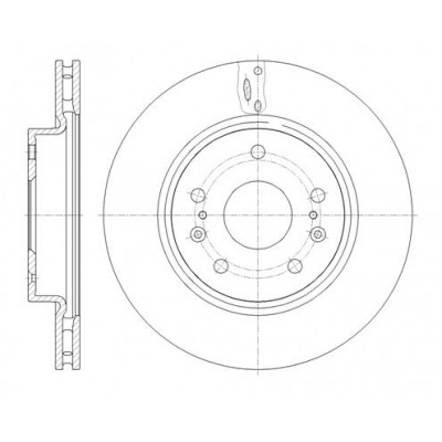 Гальмівний диск REMSA 61665.10 Вінниця - фото 1