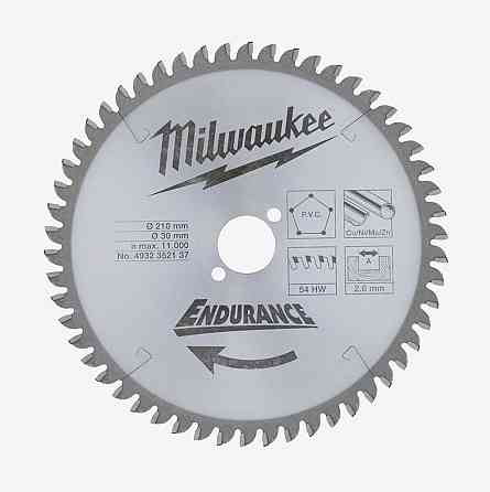 Диск пиляльний MILWAUKEE, Ø210/30мм, 54 зуб. (знято) Одеса