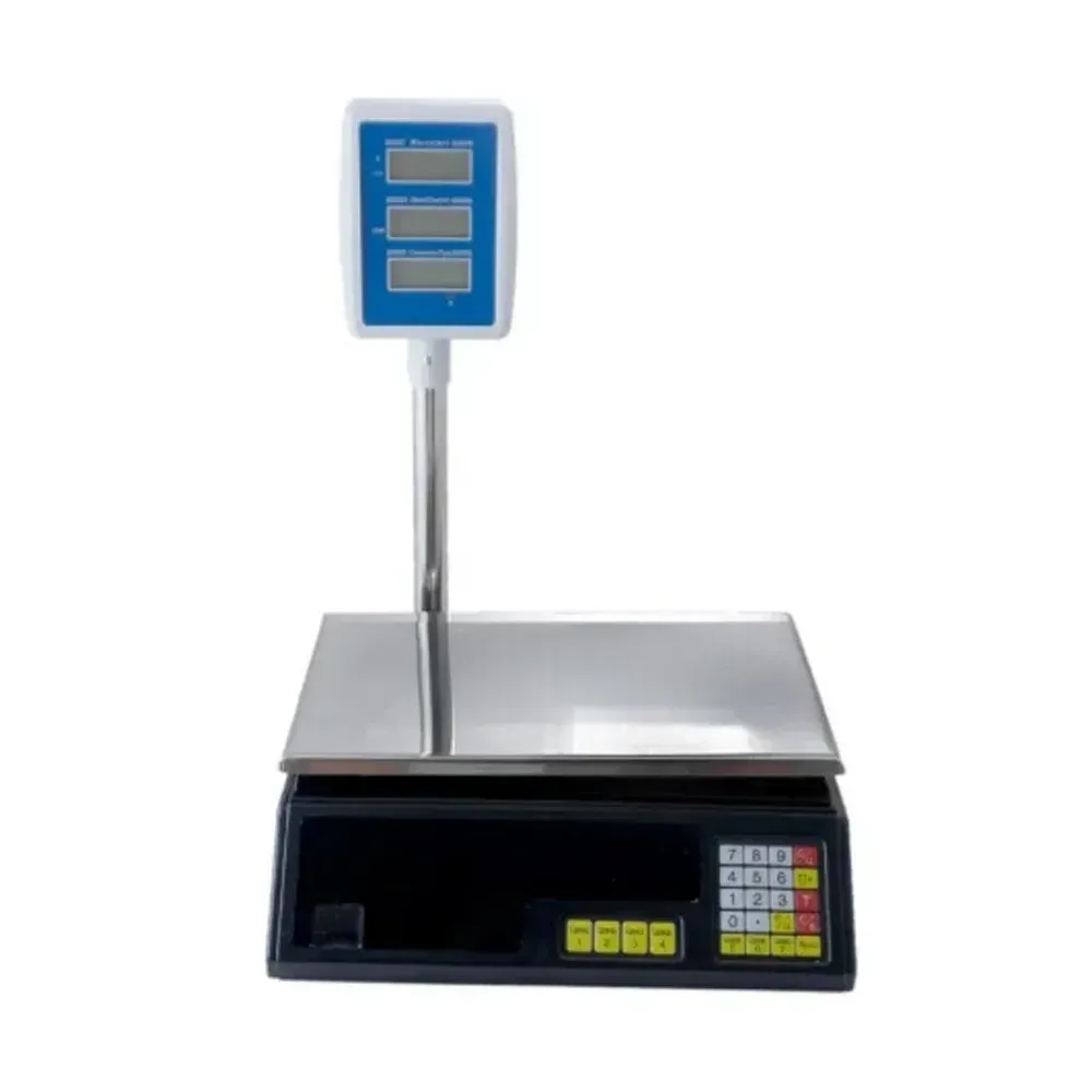 Електронні торгові ваги CB-5053 до 50 кг з двостороннім дисплеєм, точність 3 г, живлення 220 В та акумулятор Одеса - фото 2