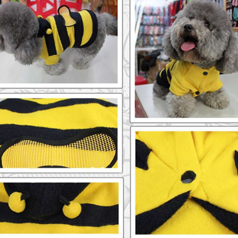 Кофта флисовая с капюшоном Пчелка для собак маленькой породы Киев - изображение 2