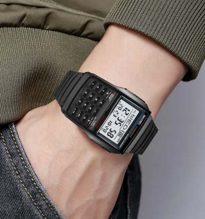 Чоловічий наручний годинник із калькулятором Skmei 2255 (Зелений) Вінниця