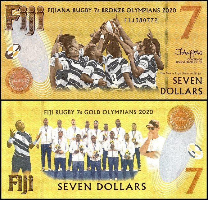 Фиджи / Fiji Islands 7 Dollars 2022 Pick 122а UNC Commemorative Полтава - изображение 1