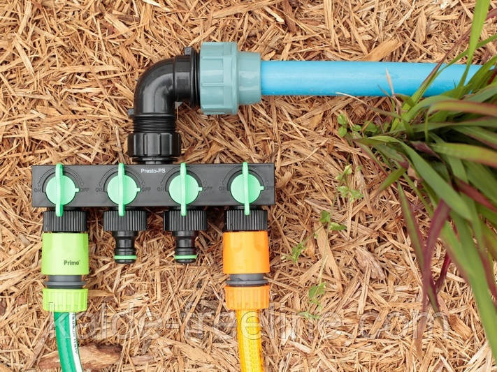 Кран шаровий Presto-PS на 4 виходи з внутрішнім різьбленням 3/4-1 дюйм (4006) Харьков - изображение 2