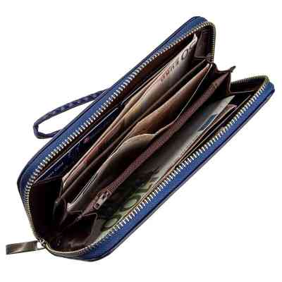 Гаманець Kivi З екошкіри Синій (19036) Вінниця