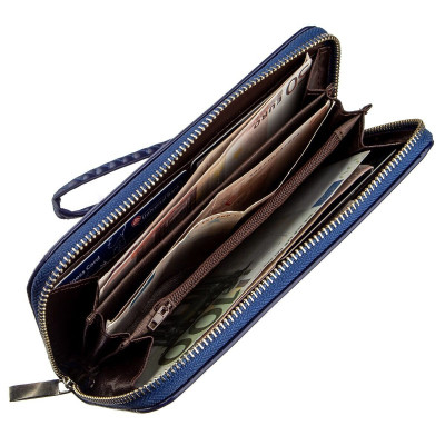 Кошелек Kivi Из экокожи Синий (19036) Винница - изображение 3