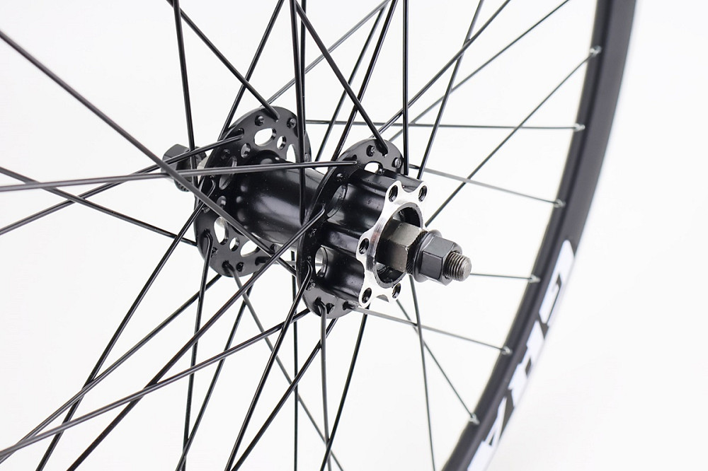 Колесо 27,5" переднє Disk-brake, обід та втулка 14Gx36H алюмінієві, кріпл. гайка, "GRAVITY" Бершадь - изображение 4