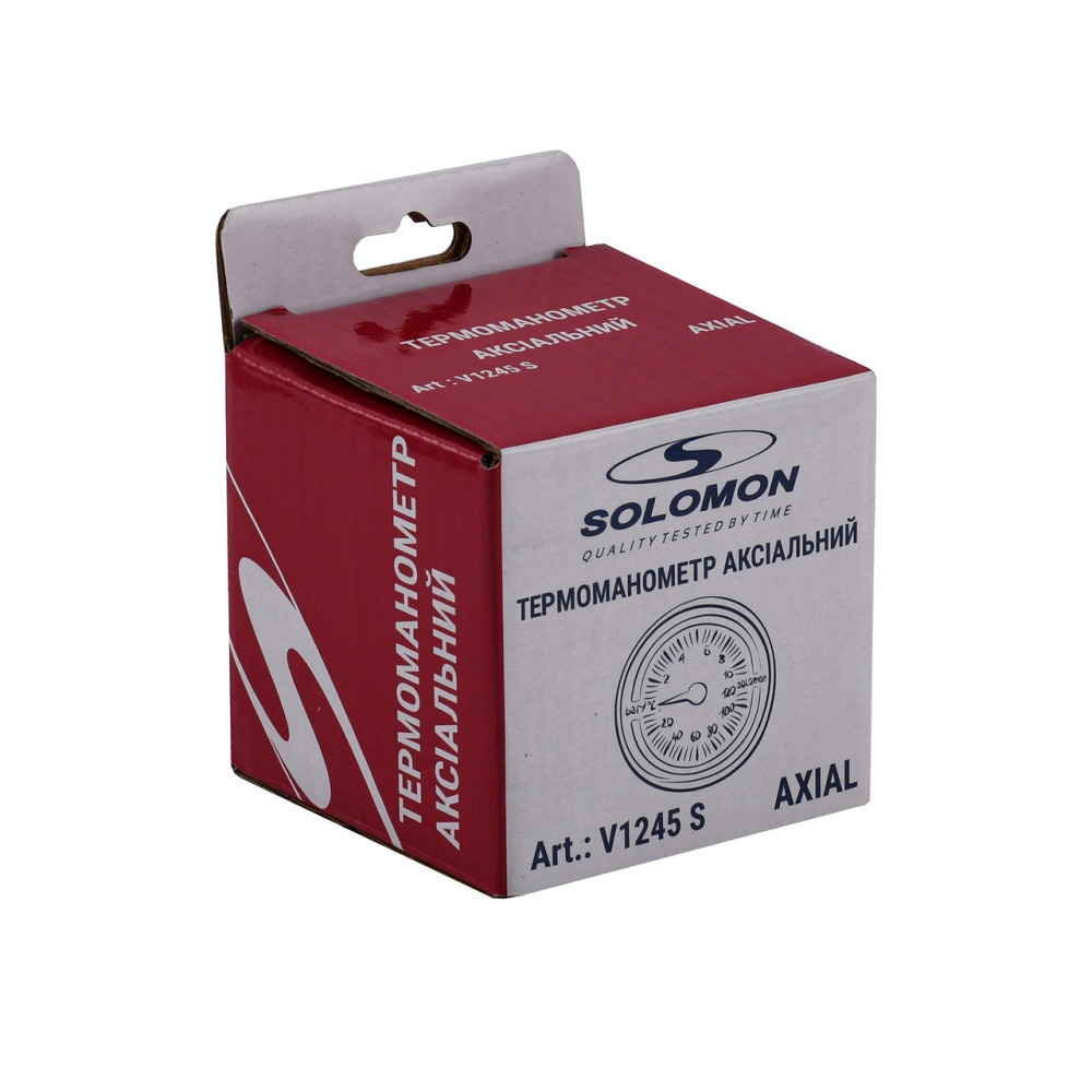 Термоманометр аксіальний SOLOMON V1245 S М10х1 Киев - изображение 4