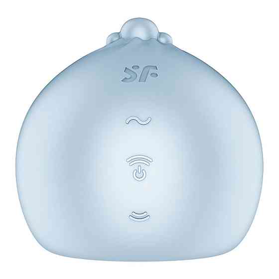 Вакуумний кліторальний стимулятор Satisfyer Mochi Frost Blue Sex Aura Київ