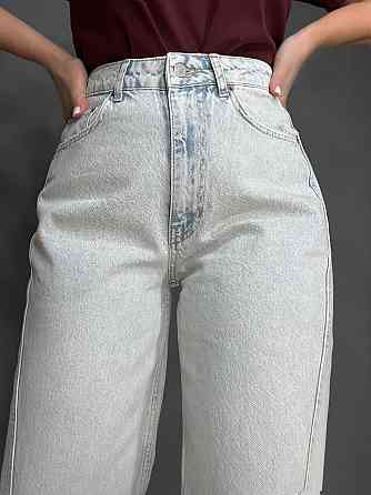 Джинсы женские Twin 1268-455 palazzo jeans широкие скошенный боковой шов палаццо высокая талия светл Одесса