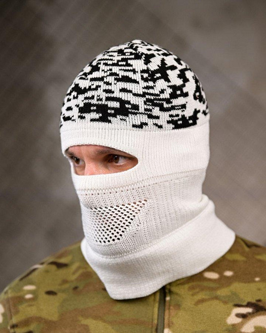 Балаклава трансформер ч/б ТР6281 Одеса - фото 1