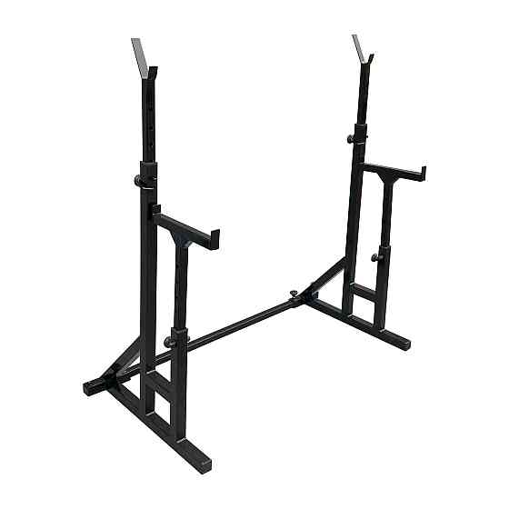 Стійки під штангу 40 на 40 мм зі страхувальними упорами Чорний Київ