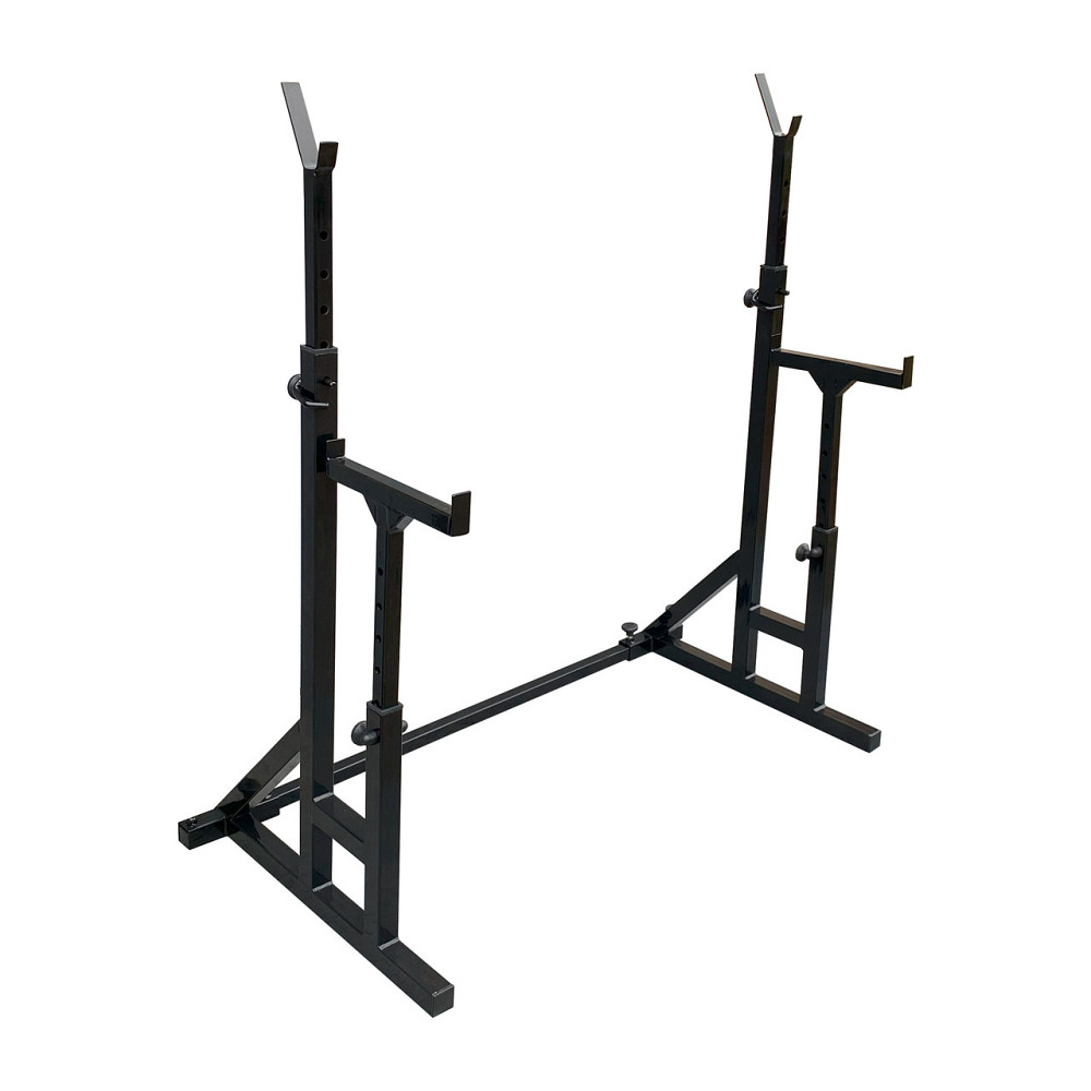 Стійки під штангу 40 на 40 мм зі страхувальними упорами Чорний Київ - фото 1