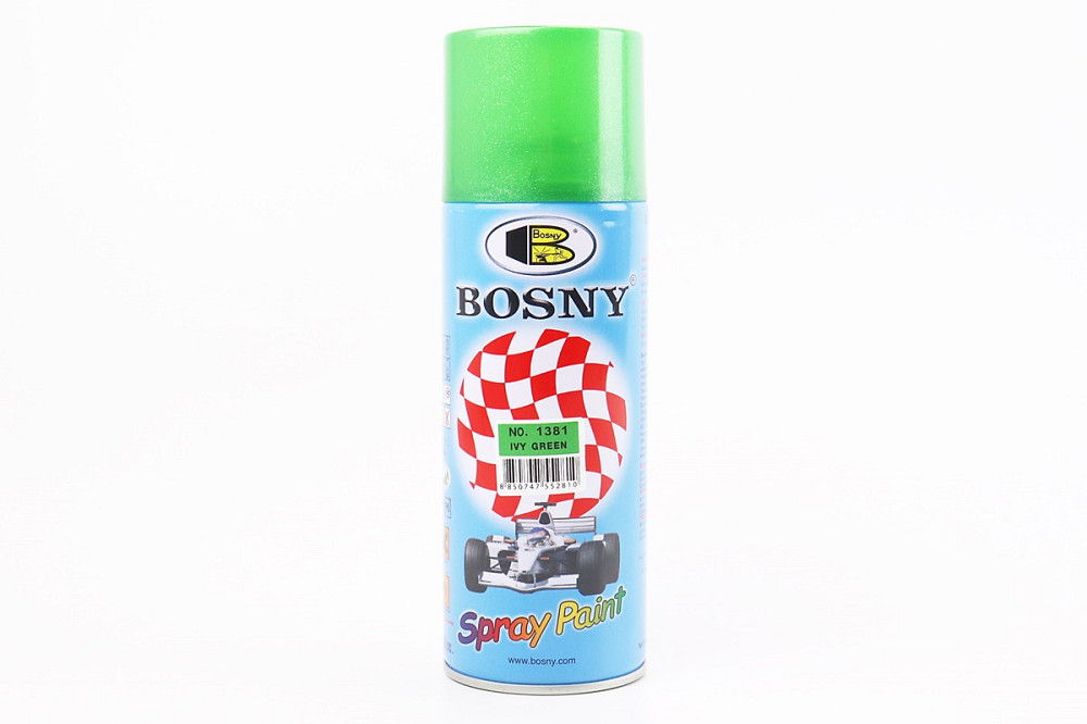 Фарба акрилова №1381 "ЗЕЛЕНИЙ ПЛЮЩ МЕТАЛІК", Аерозоль 400ml Киев - изображение 1