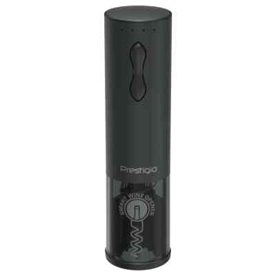 Винний набір Prestigio Bolsena Electric wine opener Black (PWO101BK_EN) Вінниця