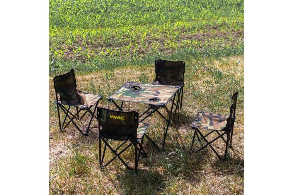 Складной стол со стульями для кемпинга WMS Tools WT-SP-118C Одесса - изображение 1