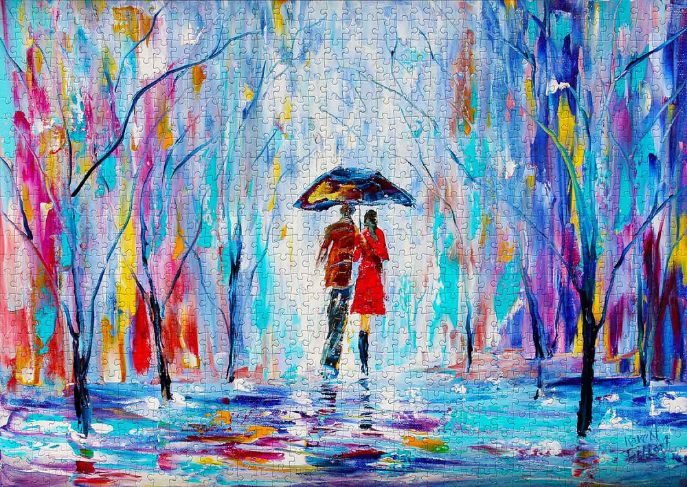 Пазл Кохання під дощем - Rainy Love (Enjoy-1446) Киев - изображение 5