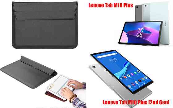 Чехол-конверт VitoCase для Lenovo Tab M10 Plus, M10 Plus (2nd Gen), с функцией подставки для планшета Черный Киев