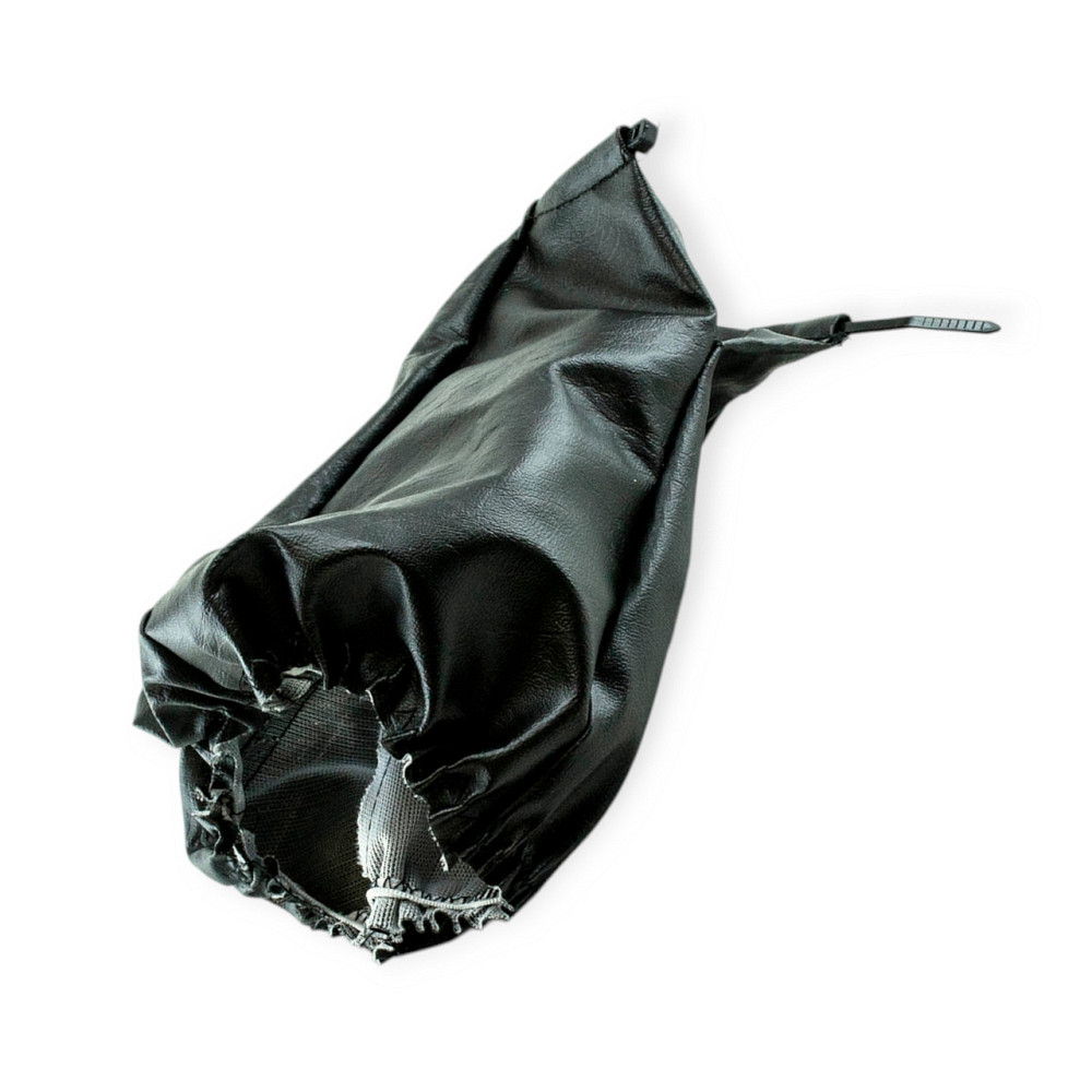 Пыльник Ланос салона/рычага черный (кожзам) на резинке КПП Мукачево - изображение 1