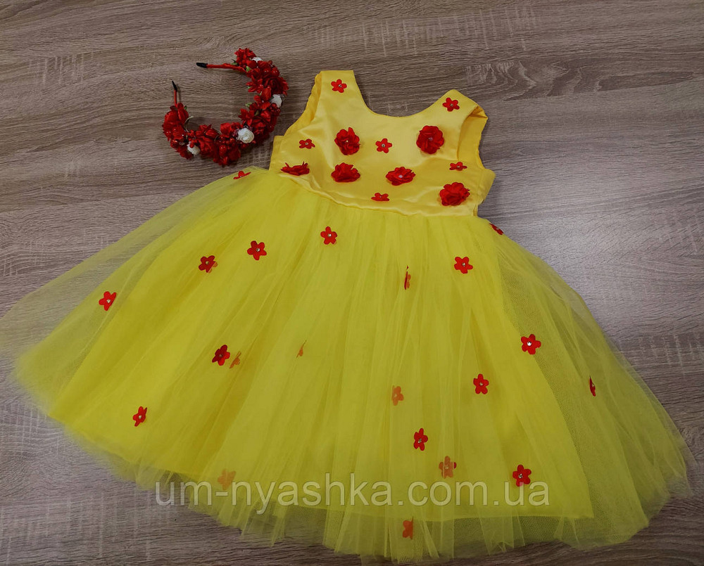 Пишне ошатне плаття з квітами Кривий Ріг - фото 2