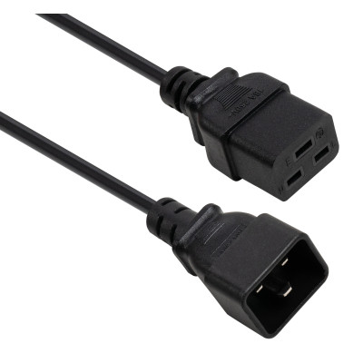 Кабель питания C19 to C20 1.8m 1.5mm2 copper Vinga (VYPCC19201815CU) Винница - изображение 1