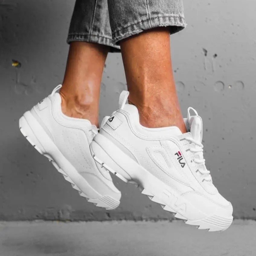 Кроссовки Женские FILA Disruptor Белые Кожаные Фила (размеры: 36,37) Видео Обзор Днепр - изображение 2