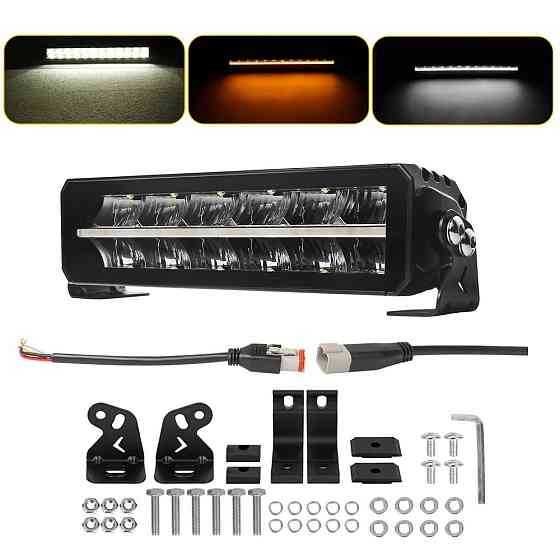 Світлодіодна балка (люстра) StarLight SL-3312 дальнє світло WHITE + DRL 45W 5200Lm 12/24V (32см) Харків