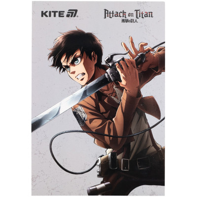 Блокнот Kite Attack on Titan A5, 50 аркушів, клітинка (AT25-194) Вінниця - фото 1