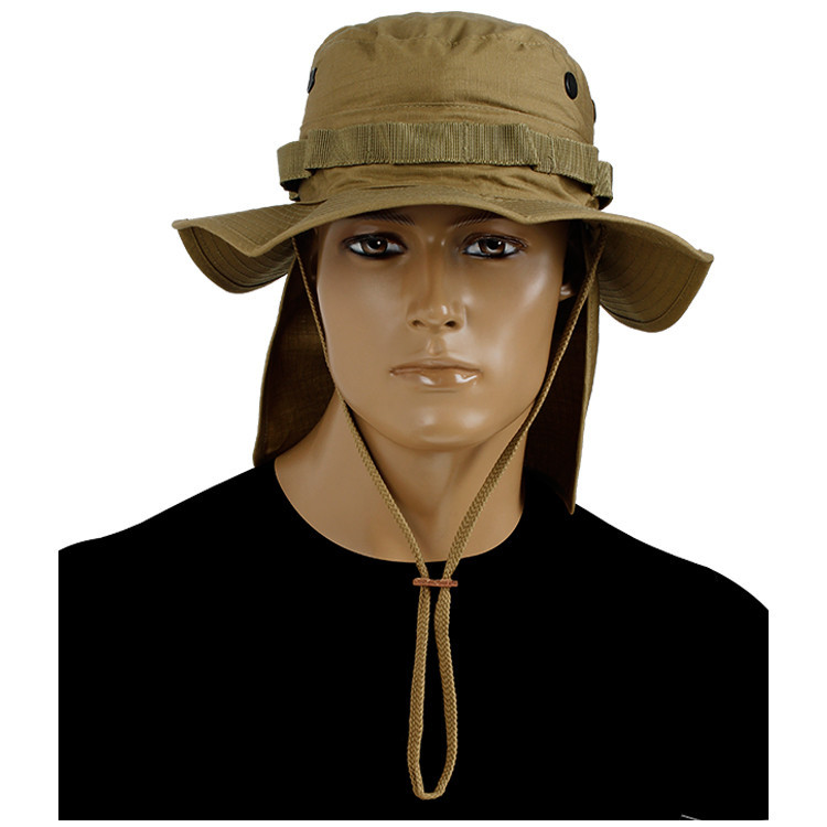 Тактична Британська Панама із захистом для шиї Mil-Tec від Sturm "Rip Stop" Coyote (12326105) Розмір M "59 см" Нововолинськ - фото 3