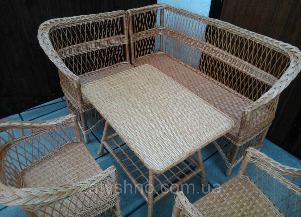 Плетеный уголок на кухню Киев - изображение 2