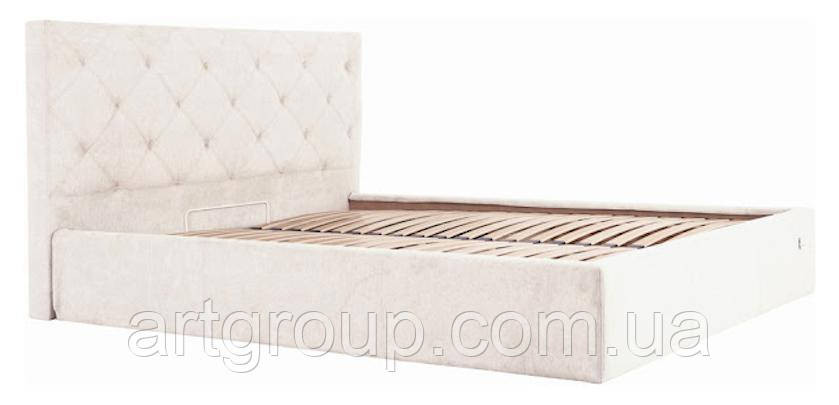 Ліжко-подіум двоспальне BristolNew Design Comfort 180×190см З підйомним механізмом та нішею для білизни Бежевий Дніпро - фото 3