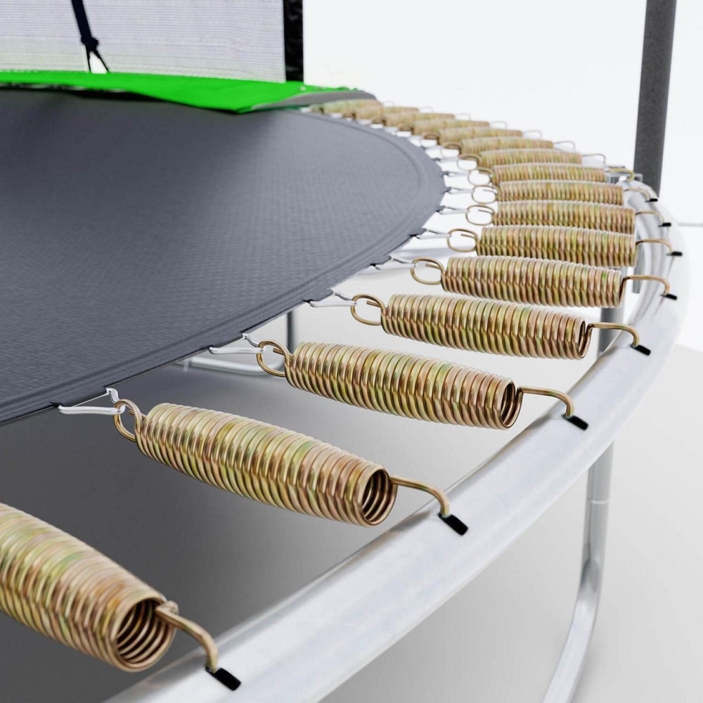 Батут Hop-Sport 10ft (305см) зелений з внутрішньою сіткою Киев - изображение 5