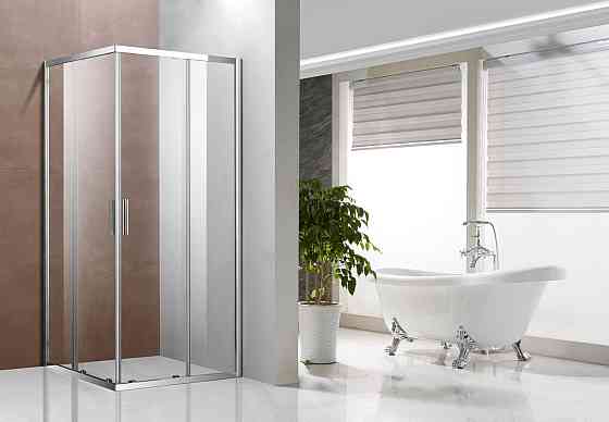 Скляна душова кабіна AVKO Glass RDR06, 190х90х90 Chrome перегородка для душу Київ