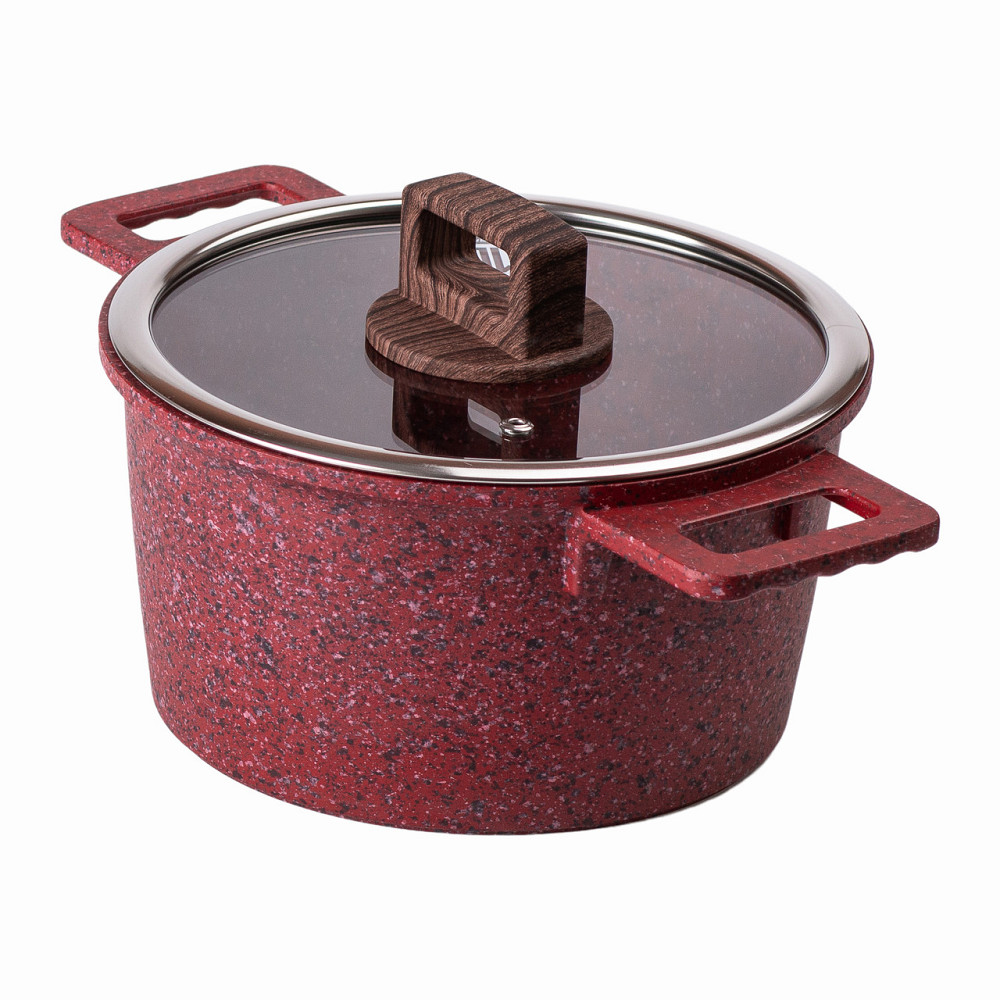 MGC Алюмінієва каструля об'ємом 3 літри з кришкою Ø 20 (см), з антипригарним покриттям MGC HP-4 Київ - фото 4